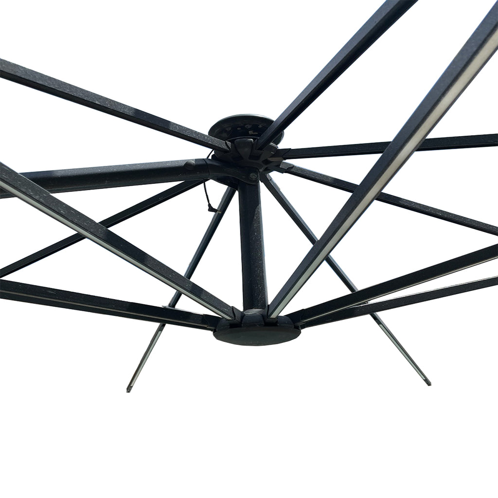 Replacement Canopy for Single Tier 11 Ft Round Solar Umbrella