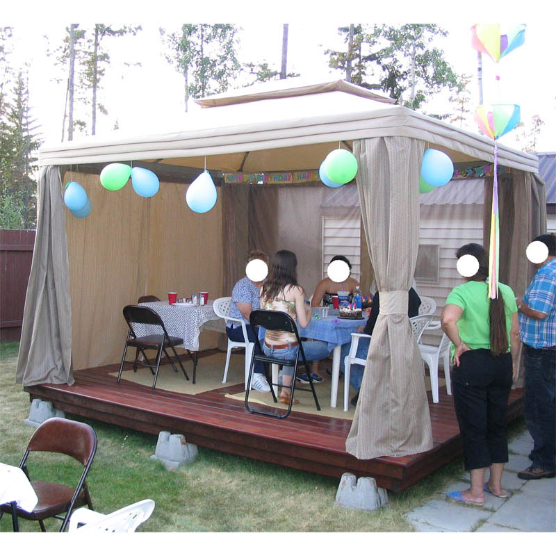 Costco Home Casual 10x12 Draped Replacement Canopy and Netting