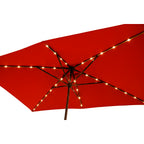 Replacement Canopy for PreLit Solar Rectangular Umbrella