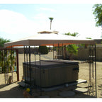 Replacement Canopy for Casual Way 10x12 Gazebo - Riplock 350