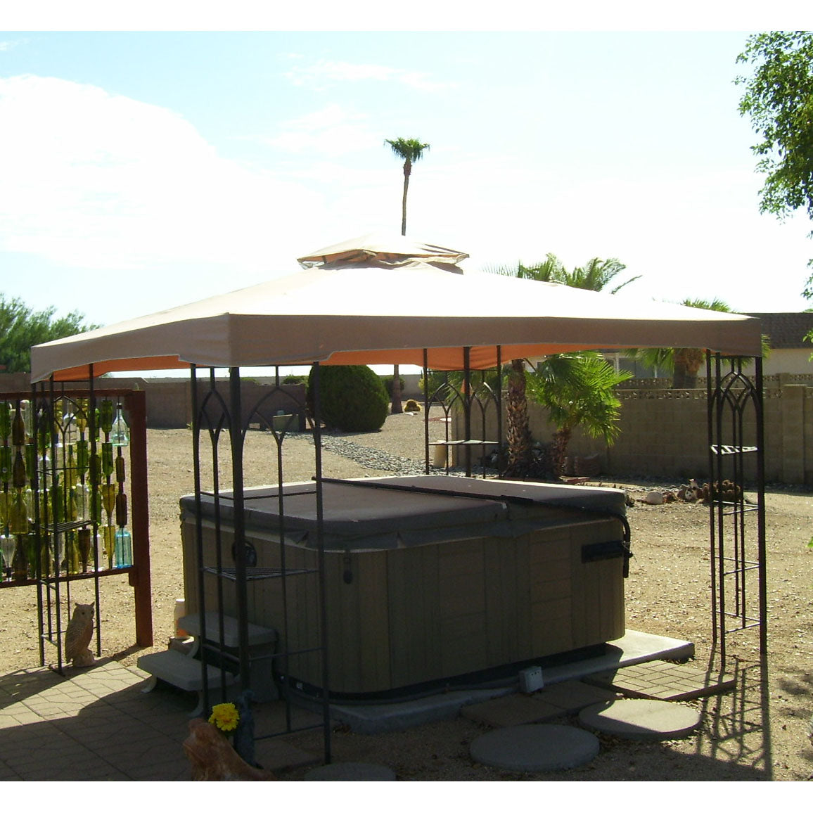 Replacement Canopy for Casual Way 10x12 Gazebo - Riplock 350