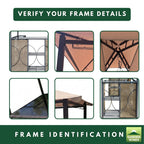 Replacement Canopy for Shoprite Bar Gazebo Canopy - Riplock 350