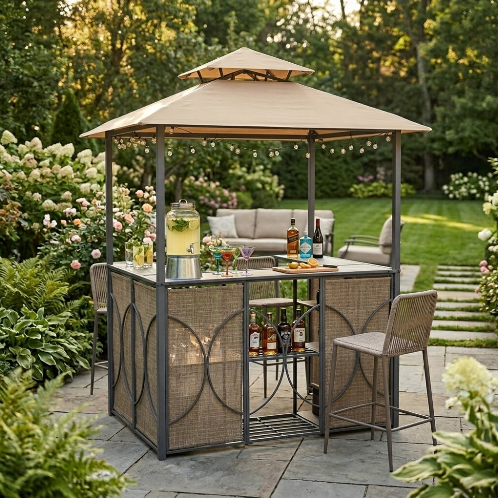 Replacement Canopy for Shoprite Bar Gazebo Canopy - Riplock 350