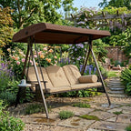 Replacement Canopy for Abba Patio APSW09T Swing - Nutmeg, RipLock 350