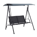 Replacement Canopy for At Home 2 Person Sling Swing - Slate Gray, RipLock 350