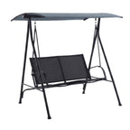 Replacement Canopy for At Home 2 Person Sling Swing - Slate Gray, RipLock 350
