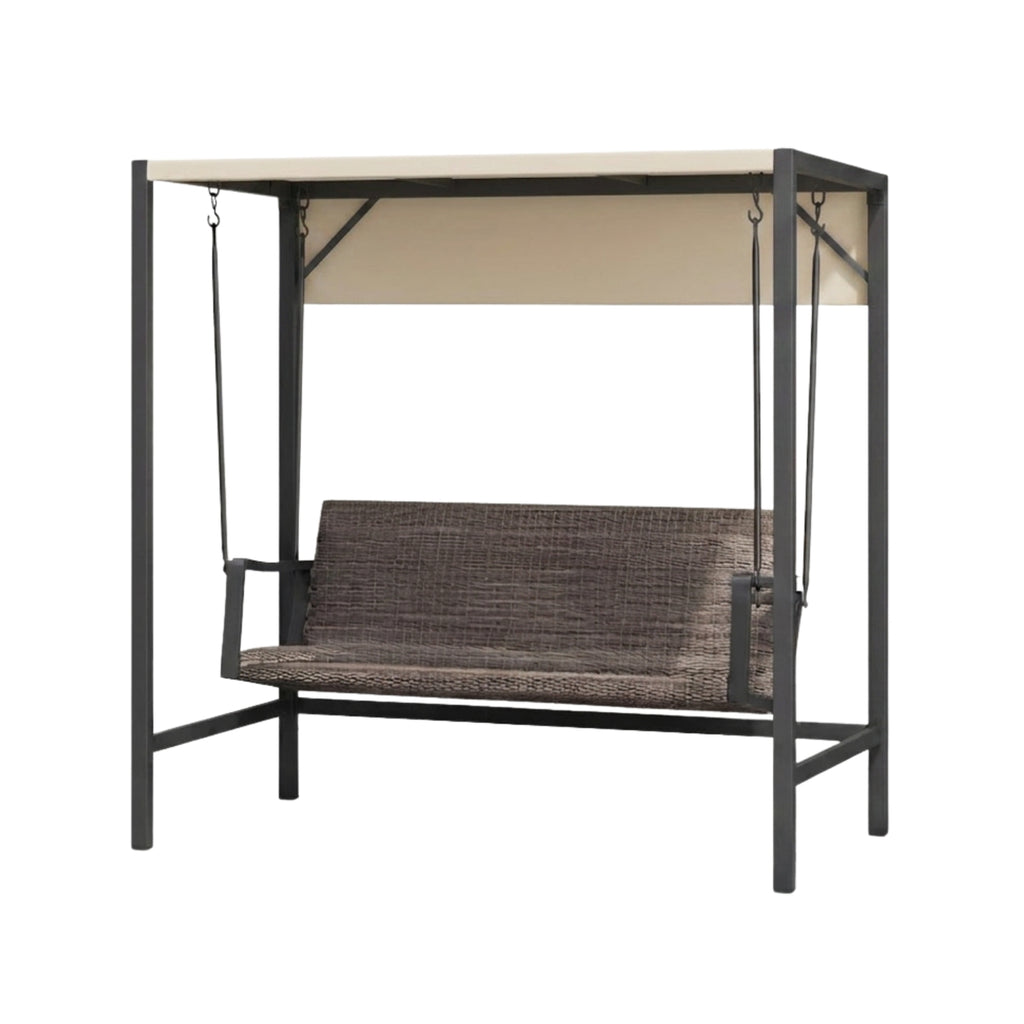 Replacement Canopy for Agio Menlo AJJ02324 Woven Patio Swing - Beige, RipLock 500