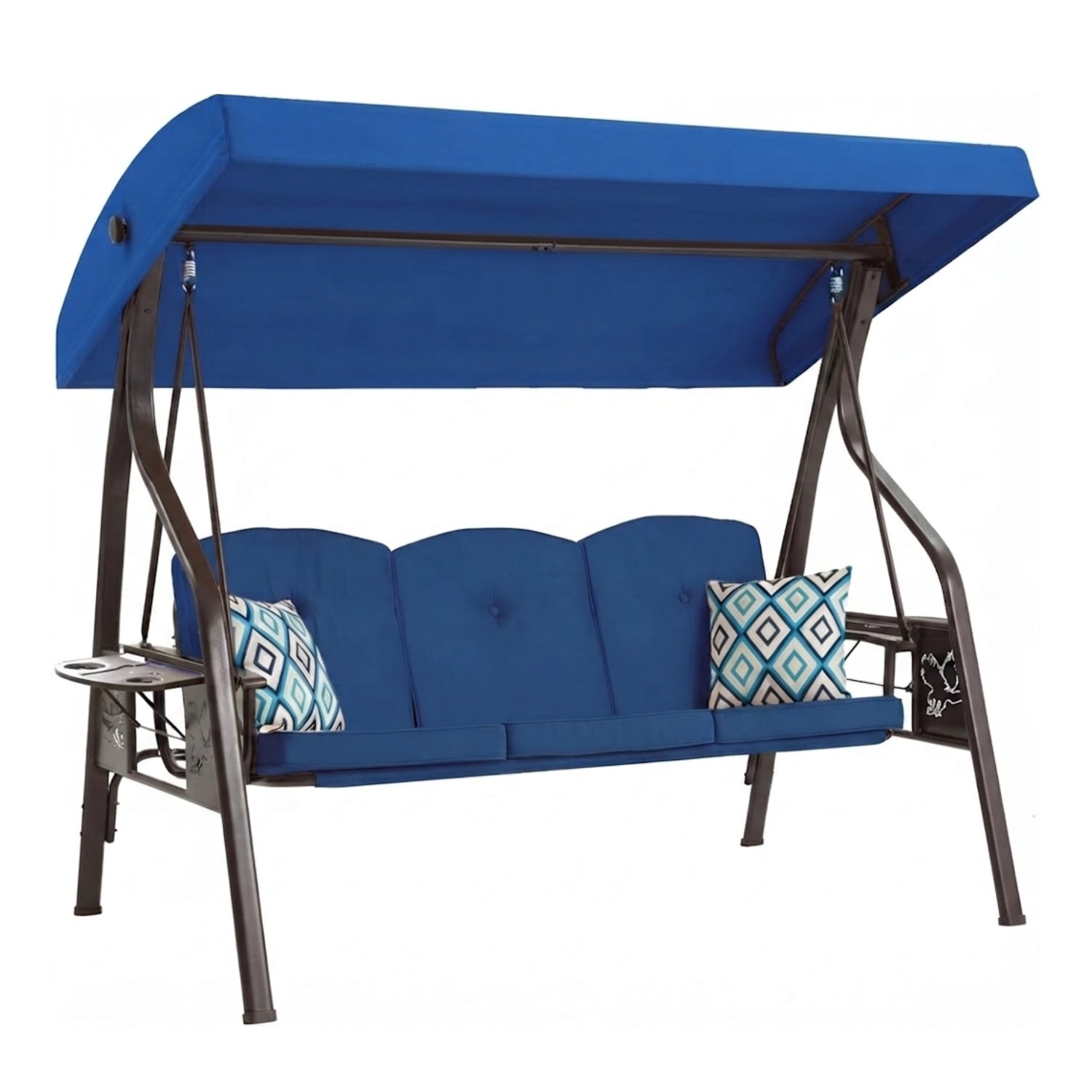 Replacement Canopy for ZZW 3 Seat Eagle Swing - Blue, RipLock 350