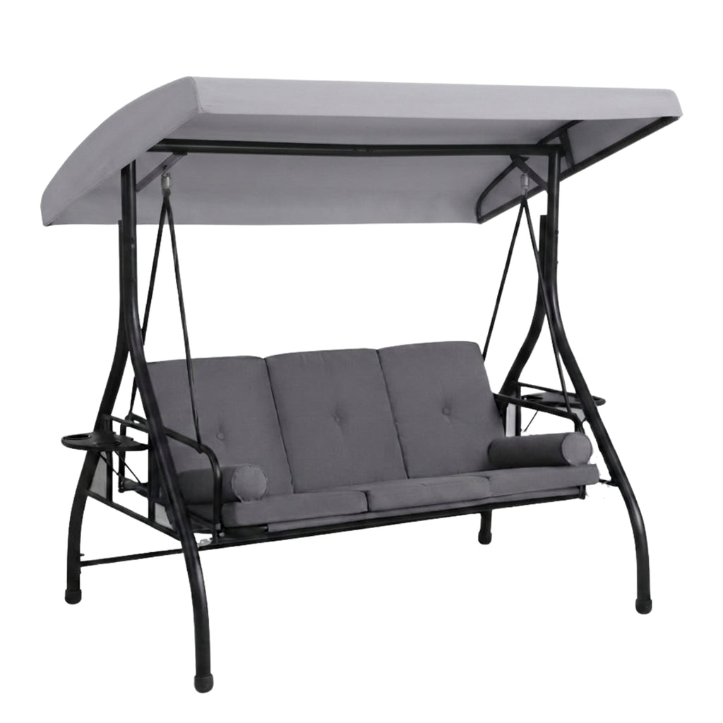 Replacement Canopy for Grepatio 3 Person Swing - Slate Gray, RipLock 350