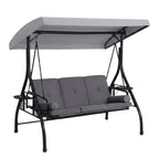 Replacement Canopy for Grepatio 3 Person Swing - Slate Gray, RipLock 350