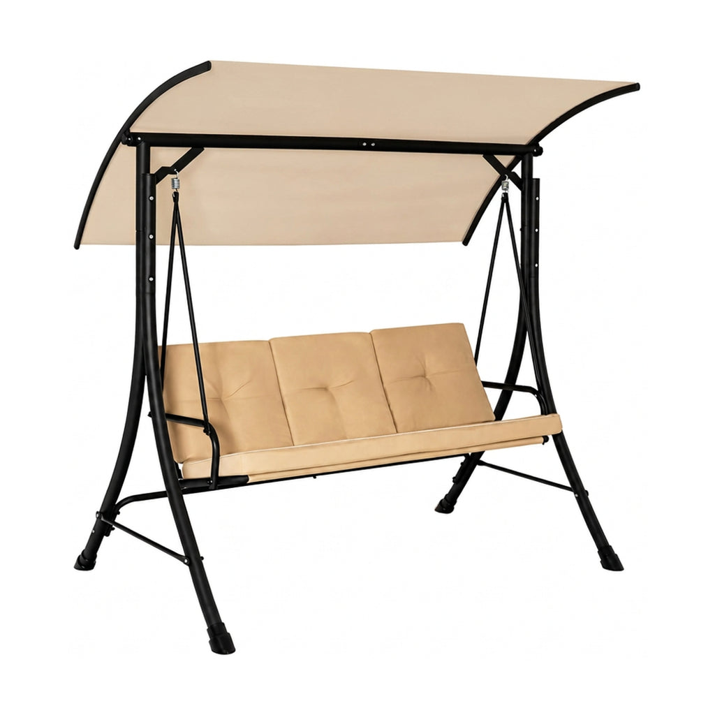 Replacement Canopy for Tangkula 3 Person Swing - Beige, RipLock 350