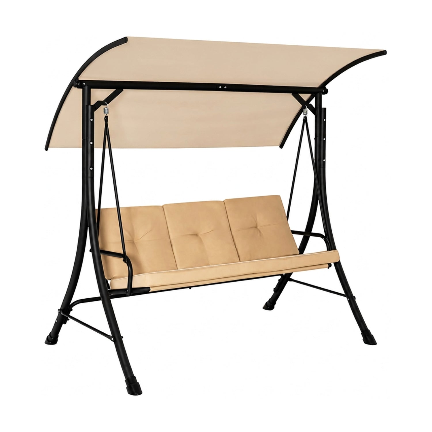 Replacement Canopy for Tangkula 3 Person Swing - Beige, RipLock 350