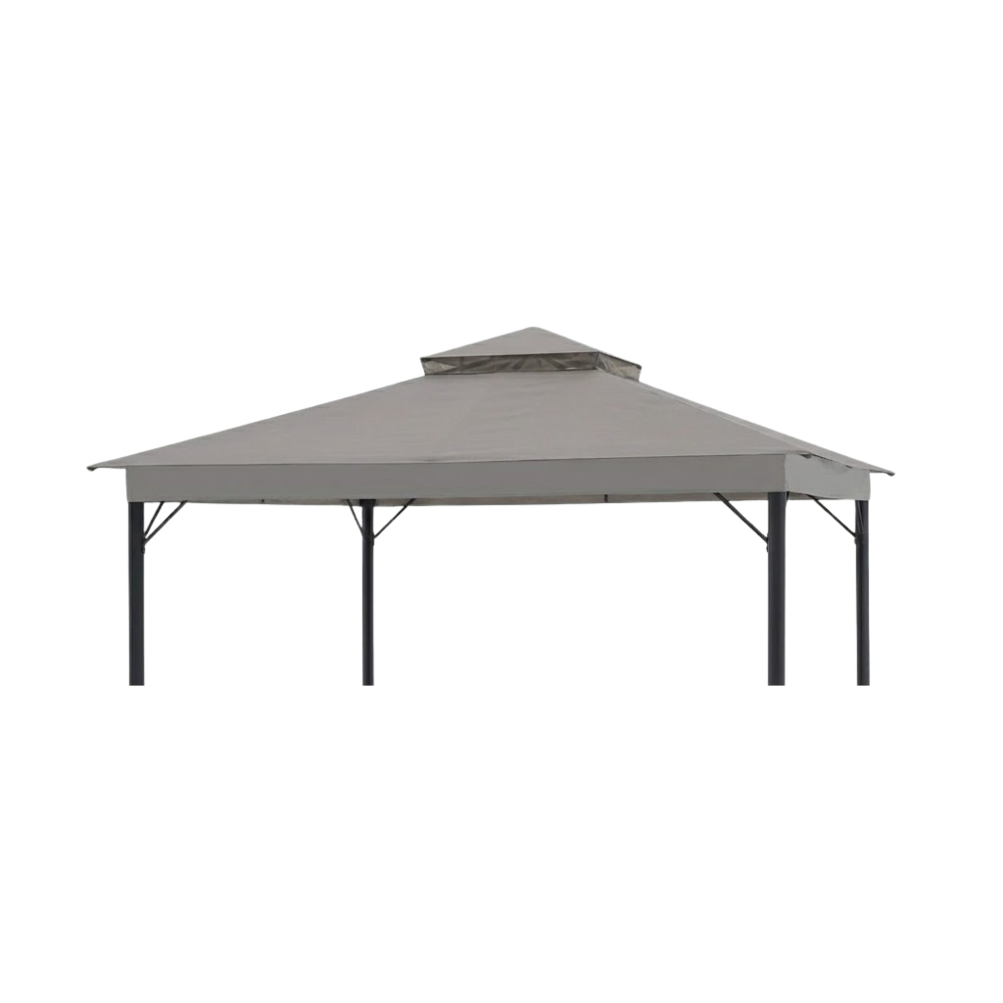 Replacement Canopy for Style Selections TGZ90370 10' x 10' Gazebo - Slate Gray, RipLock 350