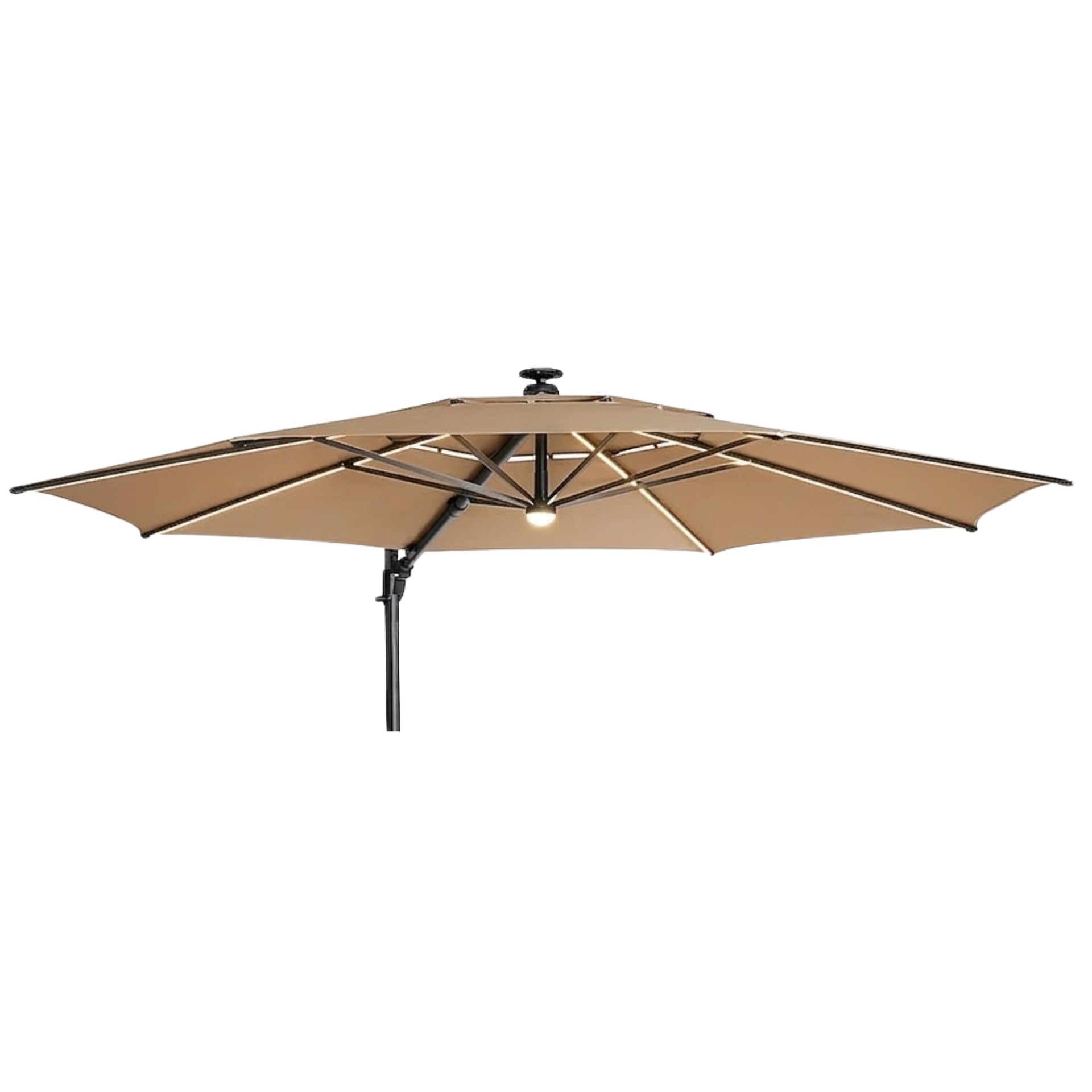 Replacement Canopy for Allen Roth AG75ADT2-ELSU-B-LS 11' Solar Umbrella