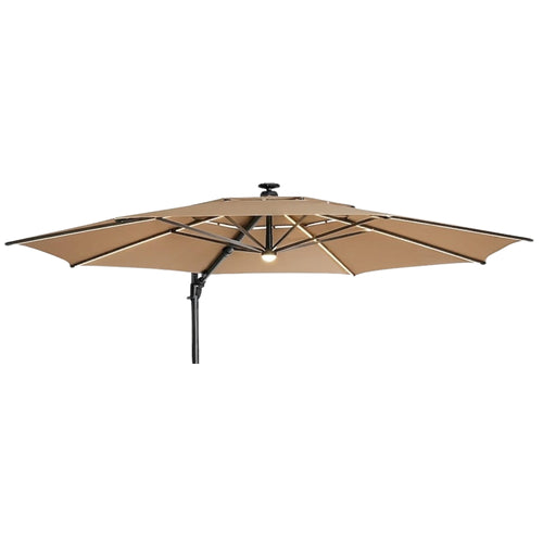 Replacement Canopy for Allen Roth AG75ADT2-ELSU-B-LS 11' Solar Umbrell
