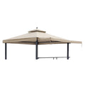 Replacement Canopy for Backyard Creations Prescott PRES-1010, 2723030 10’ x 10’ Gazebo - Beige, RipLock 350