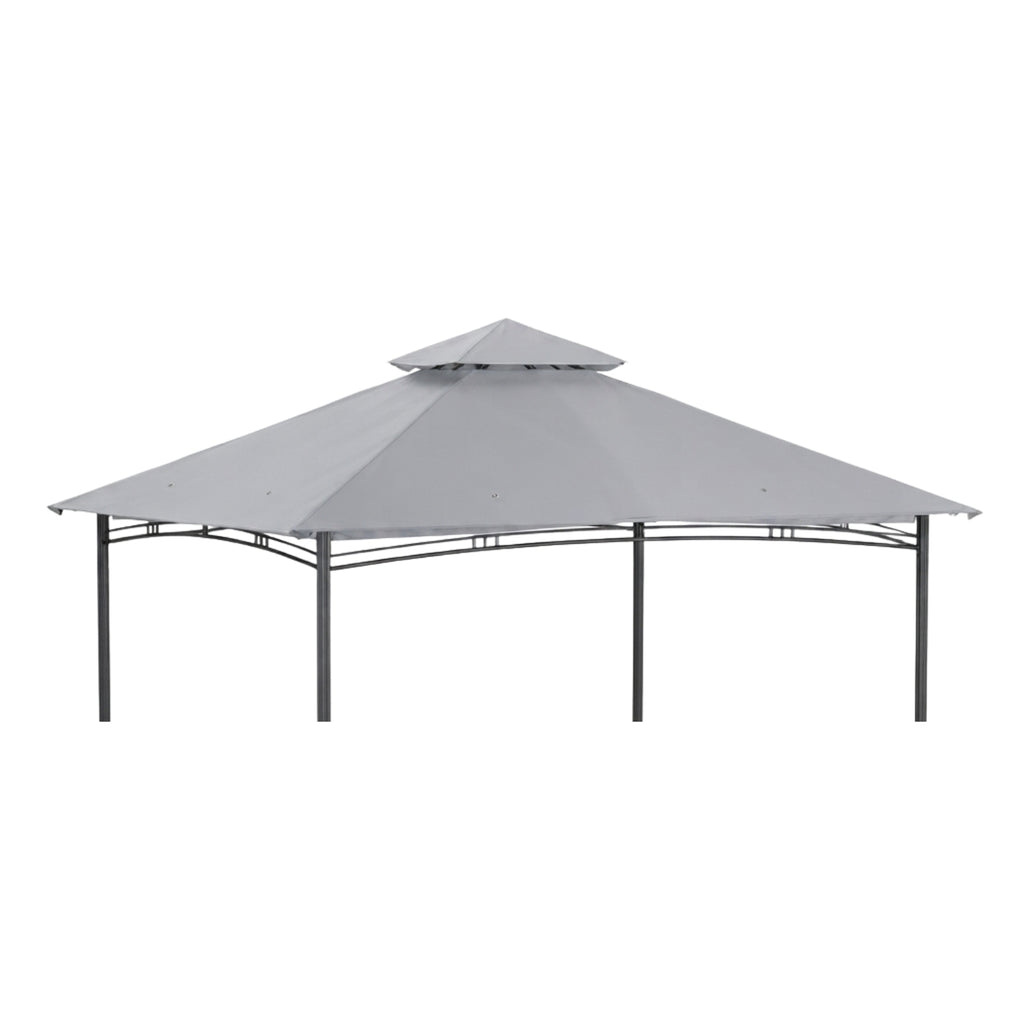 Replacement Canopy for Backyard Creations 5A-PG009, 2723022 10’ x 13’ Gazebo - Slate Gray, RipLock 350