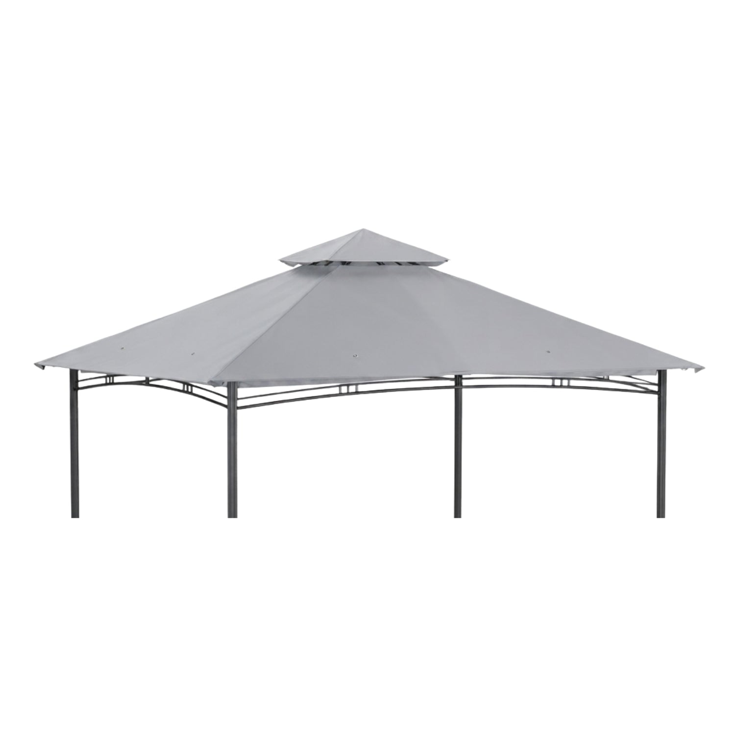 Replacement Canopy for Backyard Creations 5A-PG009, 2723022 10’ x 13’ Gazebo - Slate Gray, RipLock 350