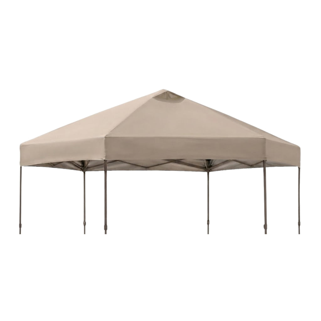 Replacement Canopy for Crown Shades 14' x 14' Pop Up Gazebo - Beige, RipLock 350