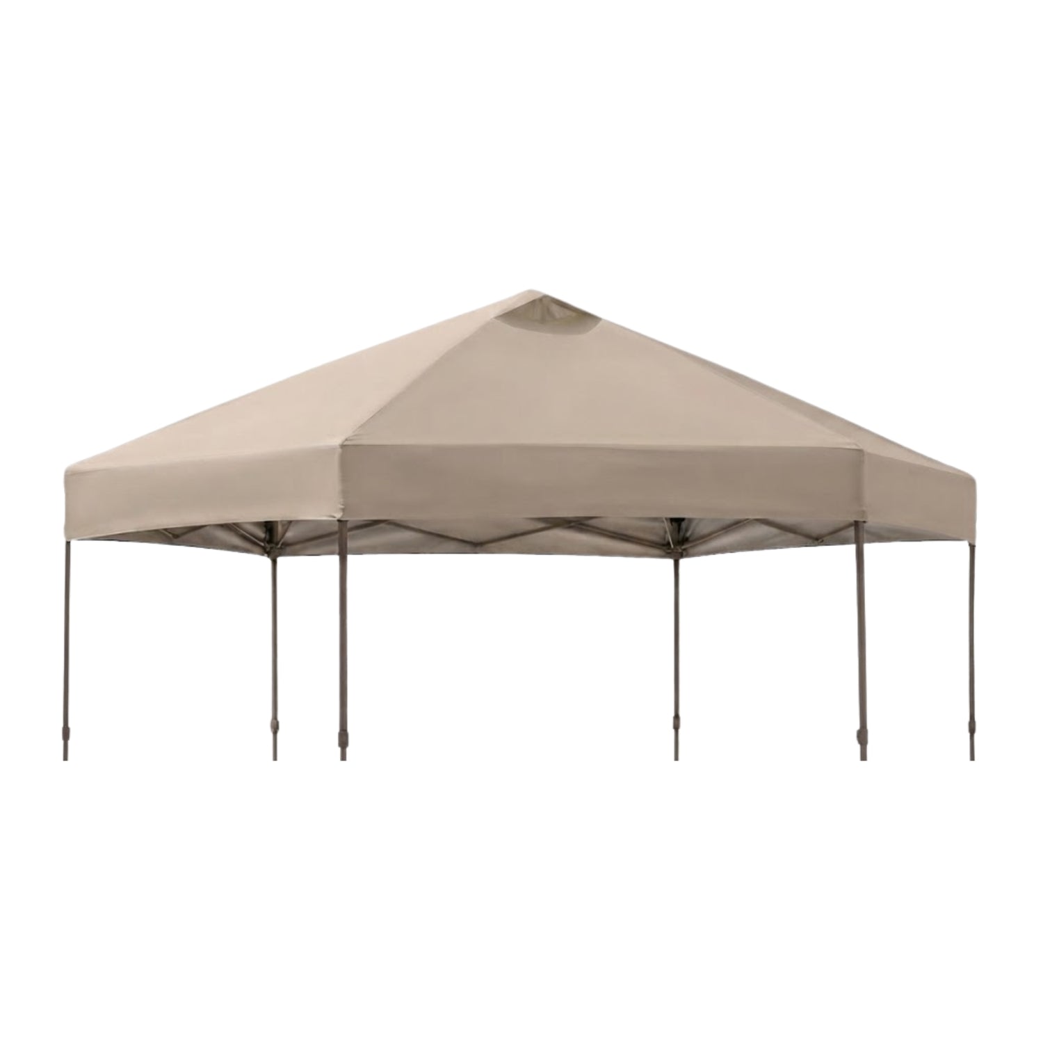 Replacement Canopy for Crown Shades 14' x 14' Pop Up Gazebo - Beige, RipLock 350