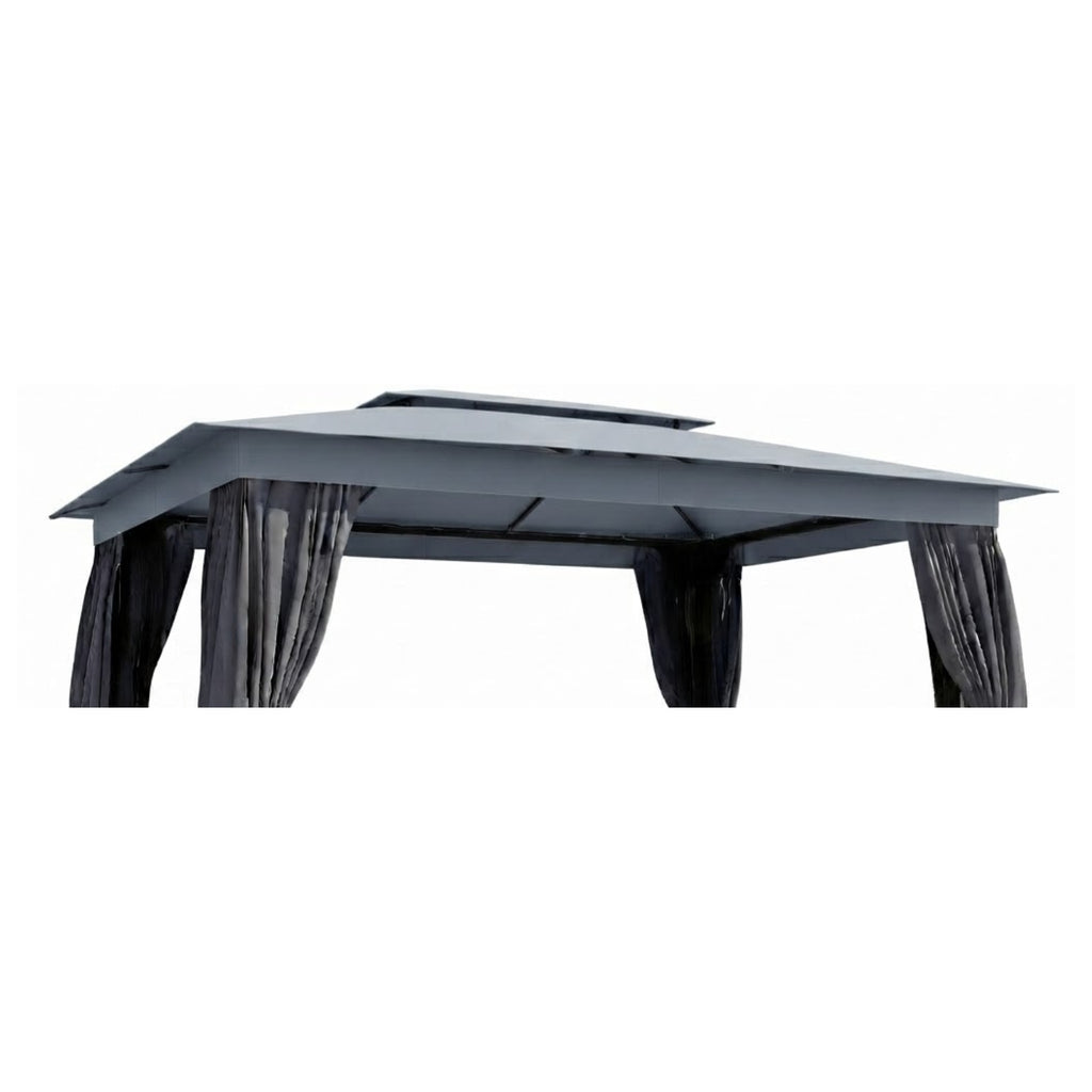 Replacement Canopy for Outsunny 84C-792V01CG 10’ x 12’ Gazebo - Slate Gray, RipLock 350
