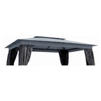 Replacement Canopy for Outsunny 84C-792V01CG 10’ x 12’ Gazebo - Slate Gray, RipLock 350