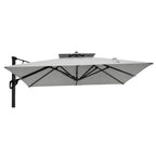 Replacement Canopy for Sophia & William 12’ Umbrella - Slate Gray, RipLock 350