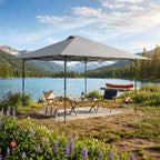 Replacement Canopy for E-Z Up 13’ x 13’ Pop Up- Slate Gray, RipLock 350