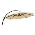 Replacement Canopy for Lausaint Home 12’ Umbrella - Beige, RipLock 350