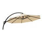 Replacement Canopy for Lausaint Home 12’ Umbrella - Beige, RipLock 350