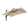 Replacement Canopy for Hoteel 10’ x 10’ Umbrella - Beige, RipLock 350