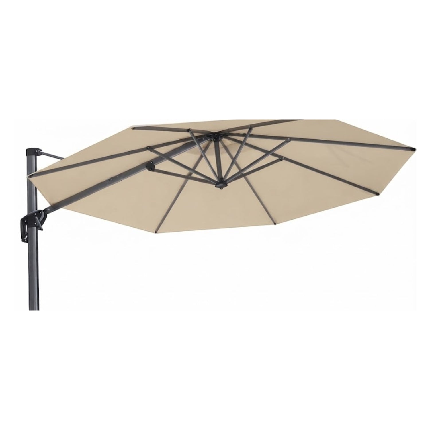 Replacement Canopy for Purple Leaf 10’ Round Umbrella - Beige, RipLock 350