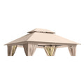 Replacement Canopy for Breezestival 10’ x 12’ Gazebo - Beige, RipLock 350