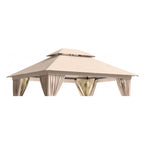 Replacement Canopy for Breezestival 10’ x 12’ Gazebo - Beige, RipLock 350