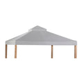 Replacement Canopy for Better Homes & Gardens Marlow BH5708811816015 10’ x 10’ Gazebo - Slate Gray, RipLock 350
