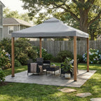 Replacement Canopy for Better Homes & Gardens Marlow BH5708811816015 10’ x 10’ Gazebo - Slate Gray, RipLock 350