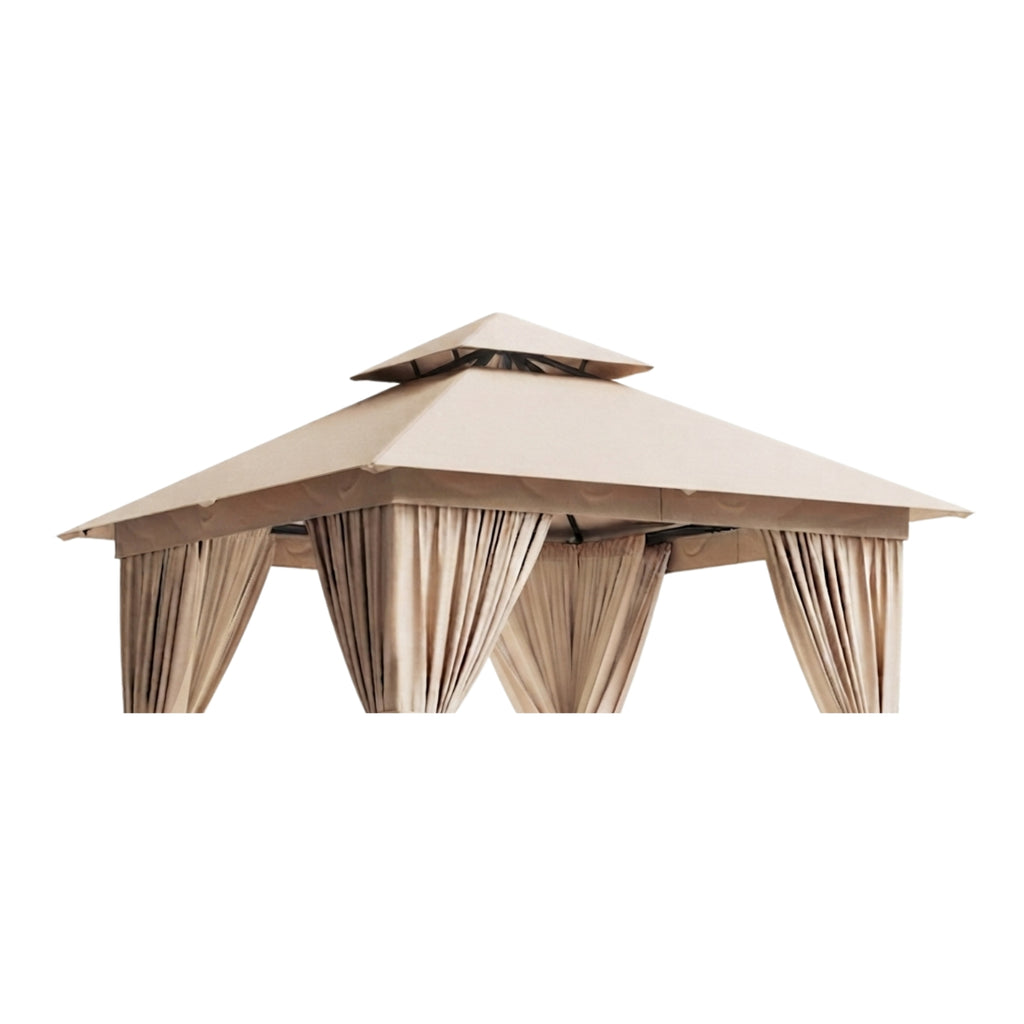 Replacement Canopy for Aoxun 8’ x 8’ Gazebo - Beige, RipLock 350