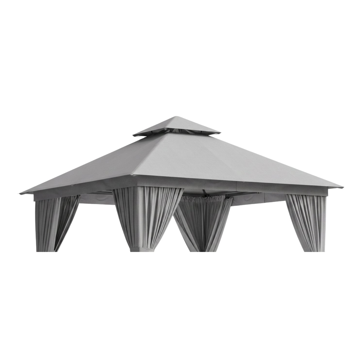 Replacement Canopy for Aoxun G30067-05A-QF 10’ x 10’ Gazebo - Slate Gray, RipLock 350