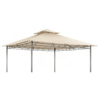 Replacement Canopy for Hoteel 10’ x 10’ Gazebo - Beige, RipLock 350