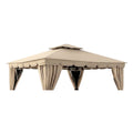 Replacement Canopy for YitaHome 10’ x 12’ Gazebo - Beige, RipLock 350