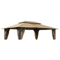 Replacement Canopy for Domi 10’ x 13’ Gazebo - Beige, RipLock 350