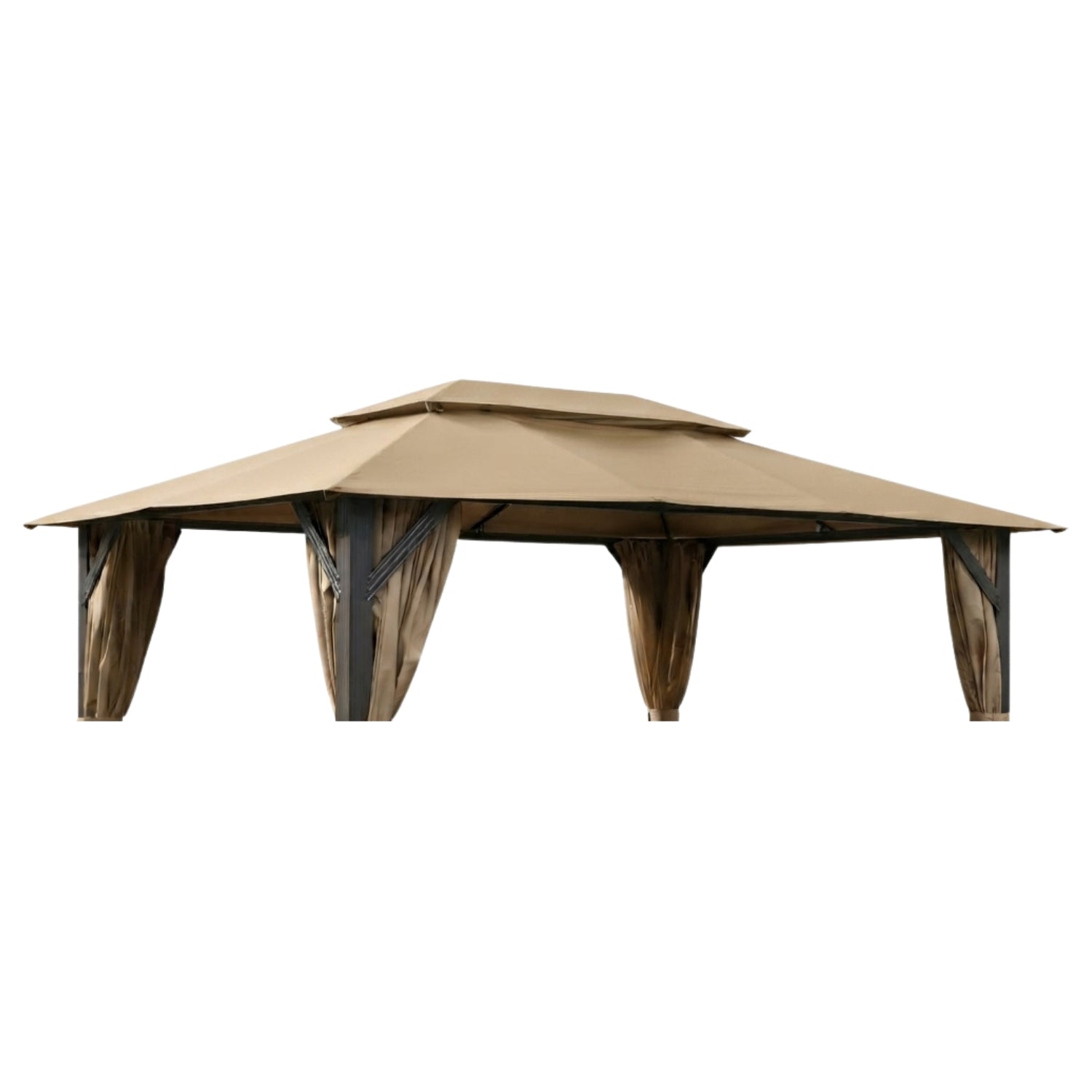 Replacement Canopy for Domi 10’ x 13’ Gazebo - Beige, RipLock 350