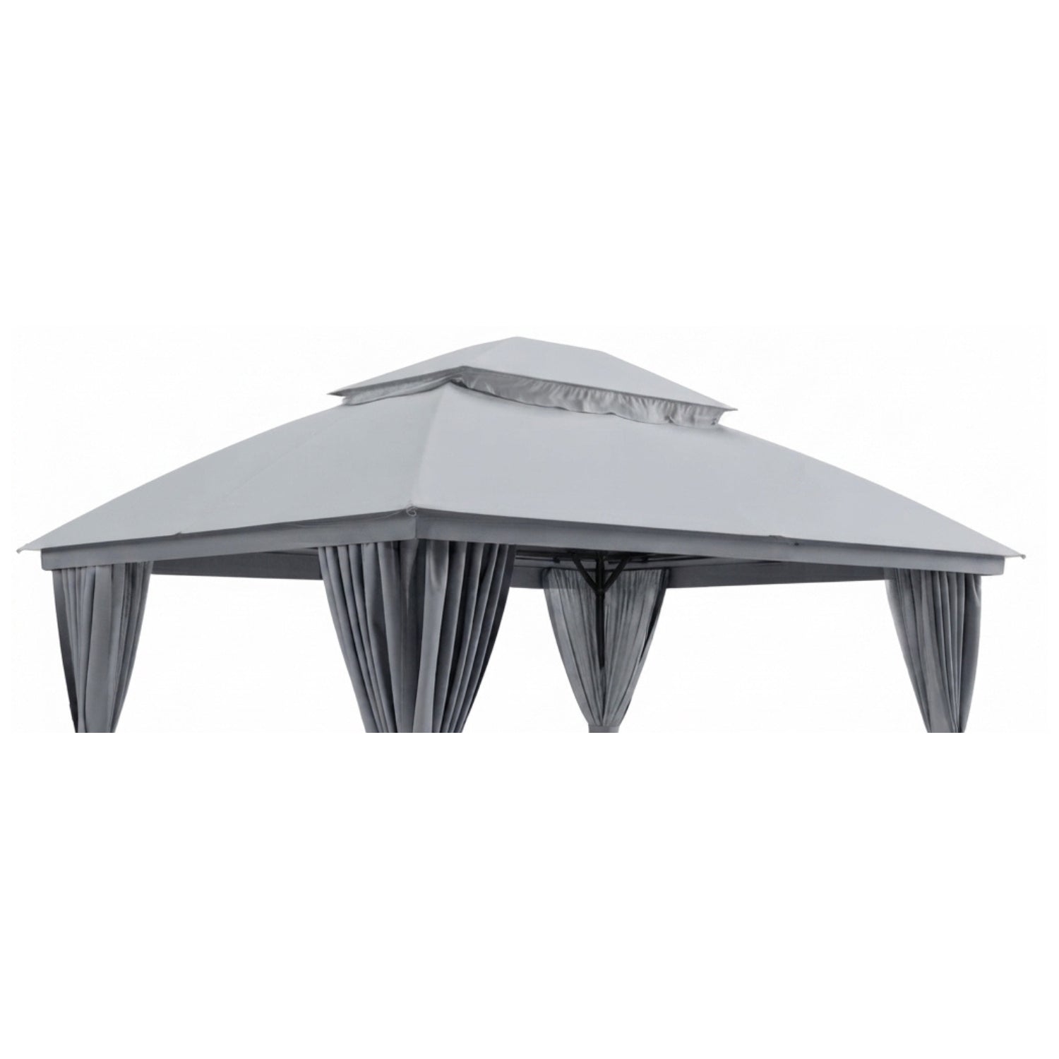 Replacement Canopy for LuxaDomas 10’ x 13’ Gazebo - Slate Gray, RipLock 350