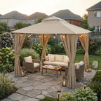Replacement Canopy for Cobizi 10’ x 10’ Gazebo - Beige, RipLock 350