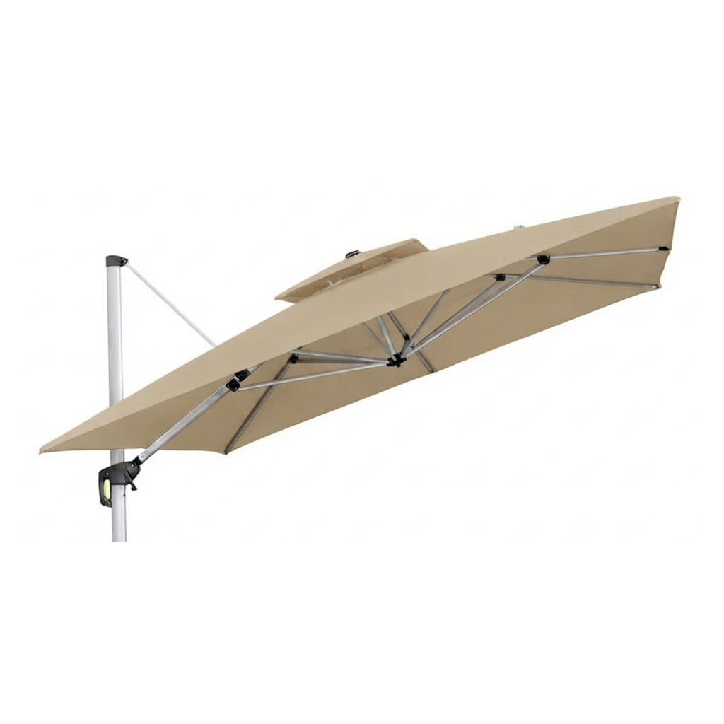 Replacement Canopy for Purple Leaf 10’ x 12’ Two Tiered Umbrella - Beige, RipLock 350