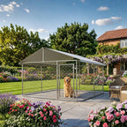 Replacement Canopy for Attav 6.56’ x 6.56’ Dog Kennel - Slate Gray, RipLock 350