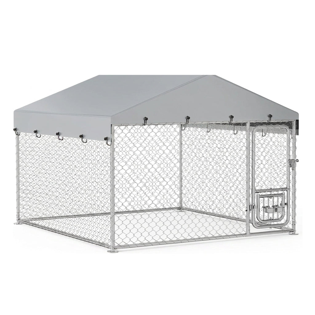 Replacement Canopy for Yitahome 7.5’ x 7.5’ Dog Kennel - Slate Gray, RipLock 350
