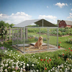 Replacement Canopy for Yitahome 10’ x 10’ Dog Kennel - Slate Gray, RipLock 350