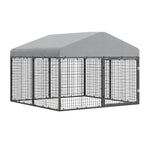 Replacement Canopy for Petony Large 79” x 79” Dog Kennel - Slate Gray, RipLock 350