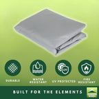 Replacement Canopy for Master Forge TSF1212-RE-TP-LS 12' x 12' Pop Up - Slate Gray, RipLock 350